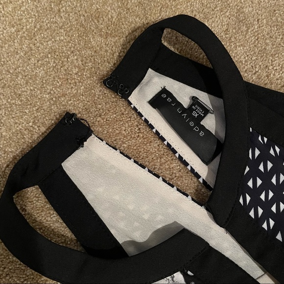 Adelyn Rae Mixed Print Racerback dress - Picture 12 of 16